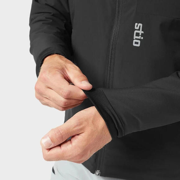 NWT $269 STIO Fernos Insulated Hooded Jacket Abbys Black  - Men's Size S - Picture 3 of 9